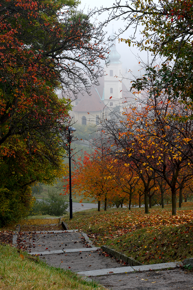 Podzimní Petřínské schody