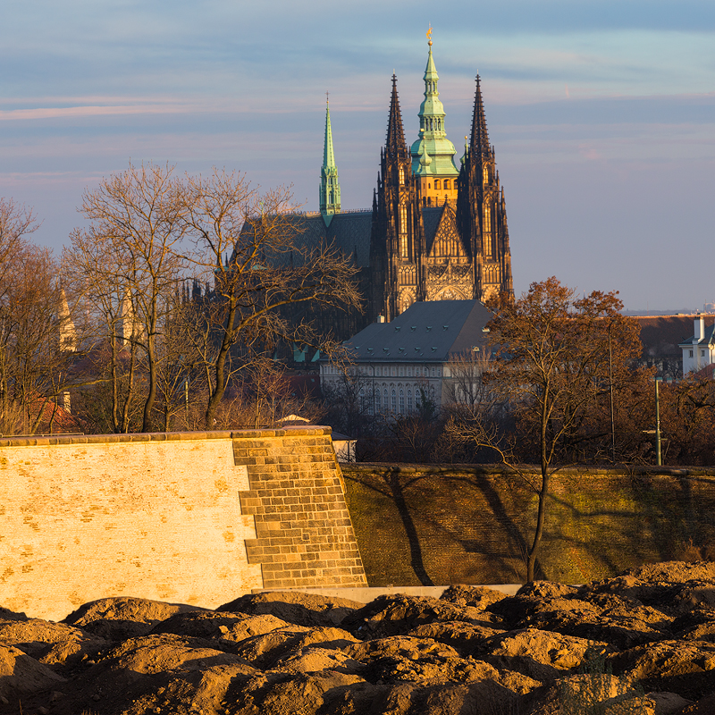 Pražský hrad a příprava parku Maxe van der Stoela