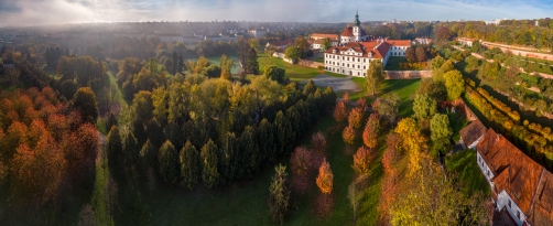 Fotografie – Břevnovský klášter, podzimní zahrady