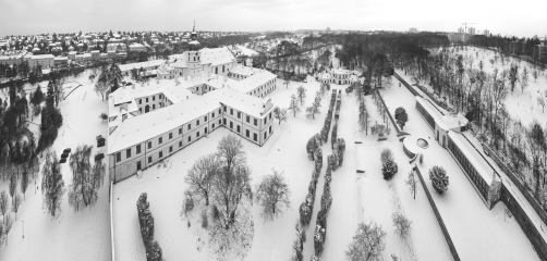 Fotografie – Břevnovský klášter v závějích