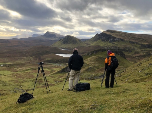 Fotografie – Čekání na světlo na skotském Quiraingu