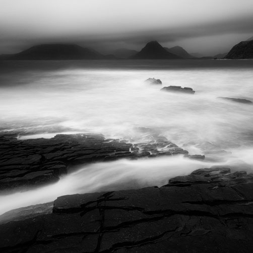 Fotografie – Elgol, temný soumrak