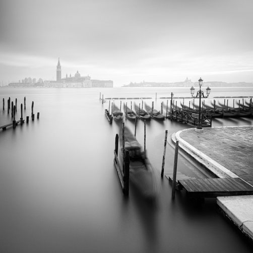 Fotografie – Gondoly a San Giorgio Maggiore