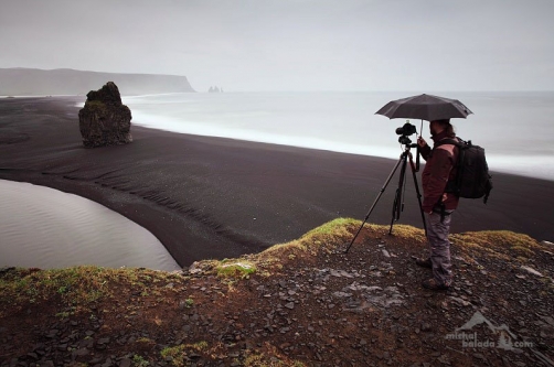 Fotografie – Já nad plážemi u Dýrhólaey, Island