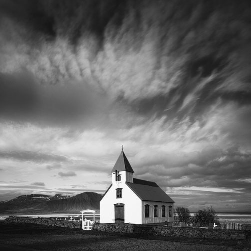 Kostelík na Islandu