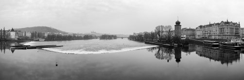 Fotografie – Panorama z Jiráskova mostu