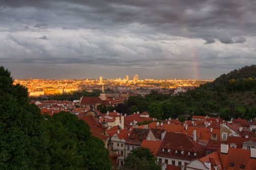 Fotografie – Poslední světlo nad Prahou