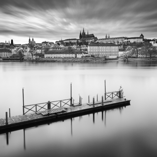 Fotografie – Pražský hrad od Vltavy