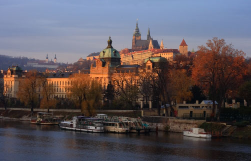 Strakovka a Pražský hrad