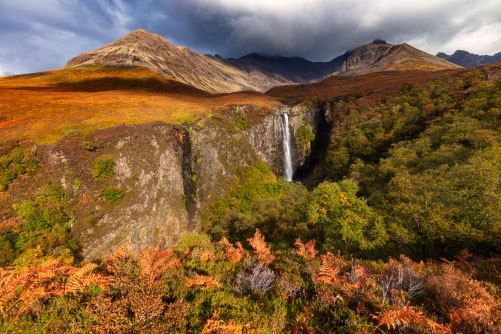 Fotografie – Vodopád Eas Mòr, ostrov Skye