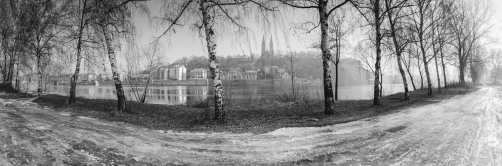 Fotografie – Vyšehrad z Císařské louky