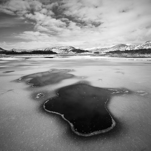 Zamrzlý Loch Tulla