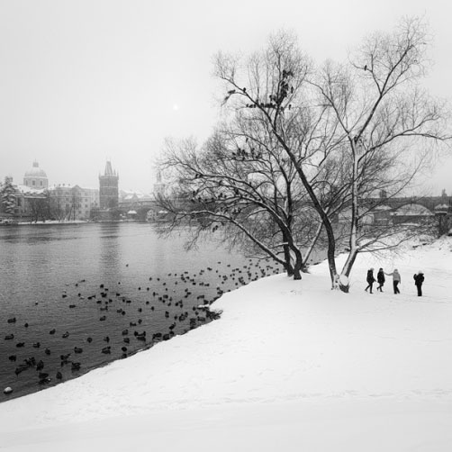 Fotografie – Zima na Hergetově cihelně