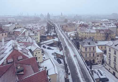 Fotografie – Zimní procházka po Karlově mostě